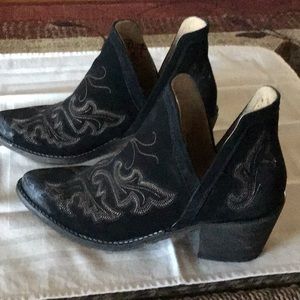 Black Suede Ankle Boots